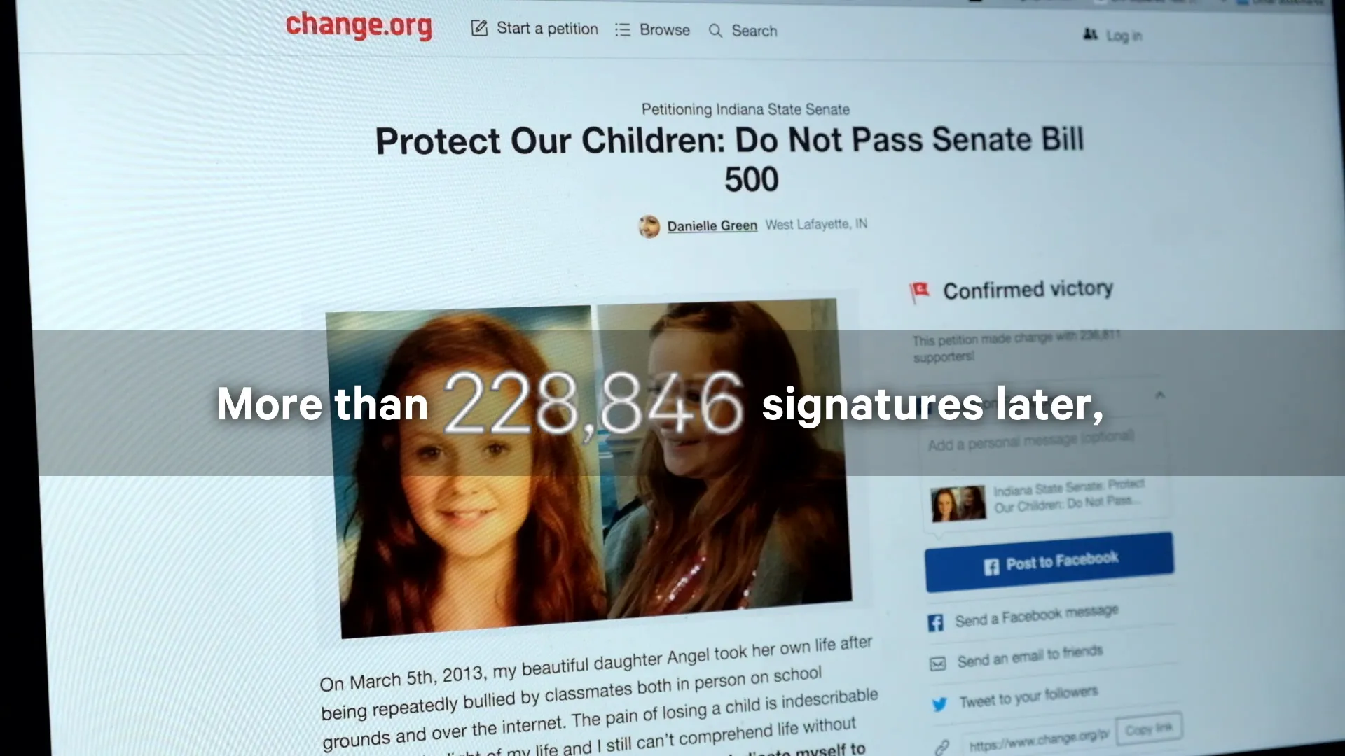 Change.org: Anti-bullying Campaign